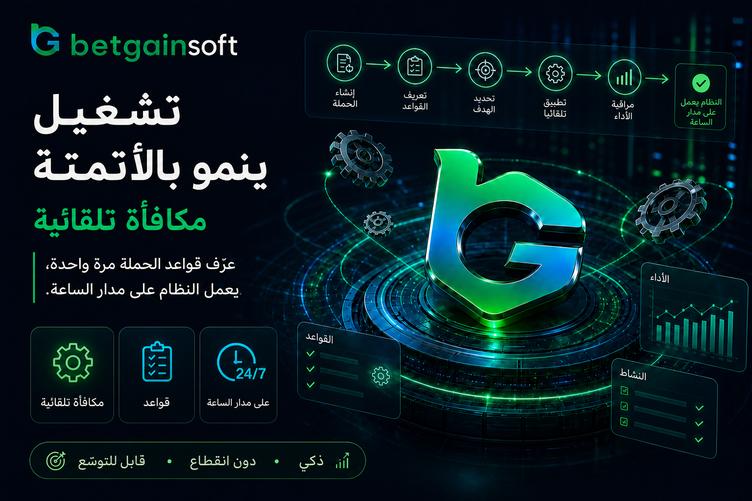 تشغيل ينمو بالأتمتة